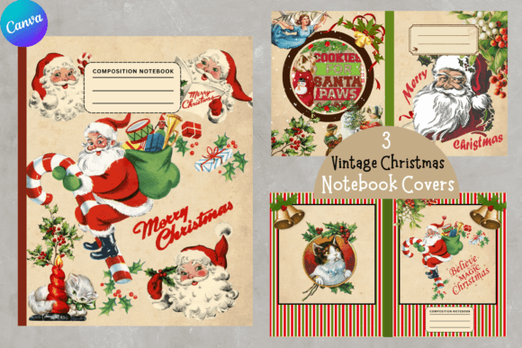 Download Vintage Christmas KDP Cover/KDP Template - Kdp template Collection