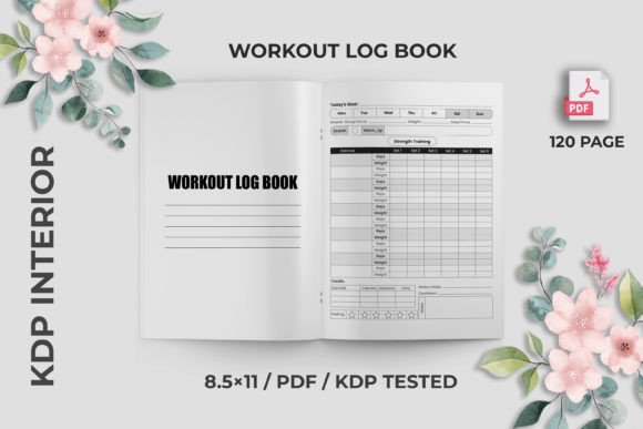Download Workout Log Book – KDP Interior - Log book Collection