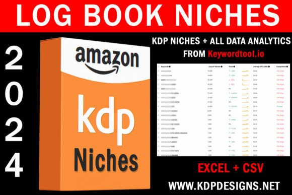 Download Amazon KDP Log Book Niches 2024 - Log book Collection