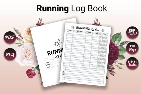 Download Running Log Book KDP Interior - Premium Bundle