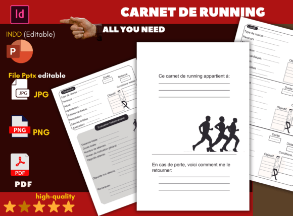 Download Carnet De Running (Running Log Book) - Log book Collection