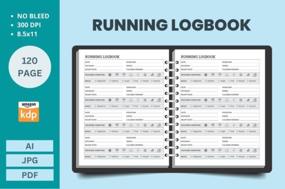 Download Running Logbook KDP Interior - Premium Resources