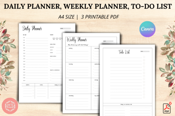 Download Daily and Weekly Planner with ToDo List - Premium Resources